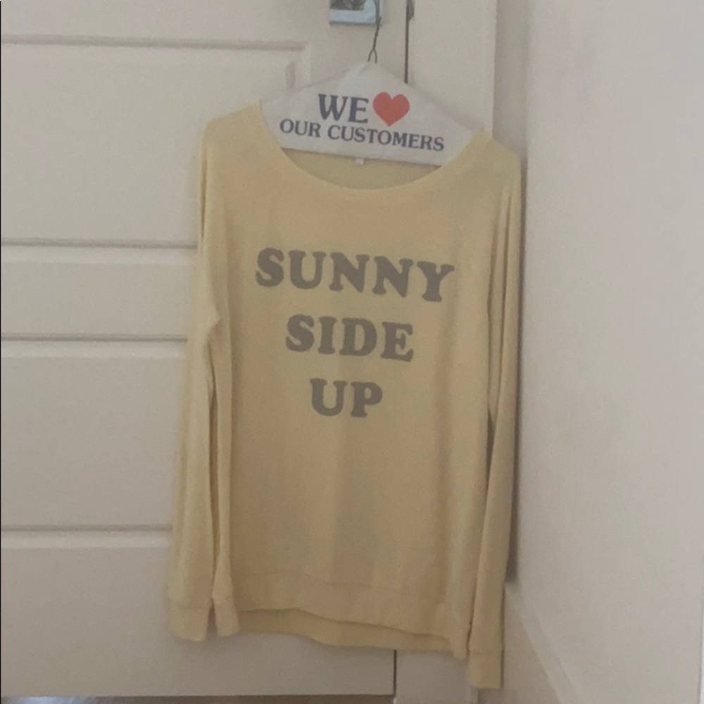 wildflower sunny side up sweatshirt